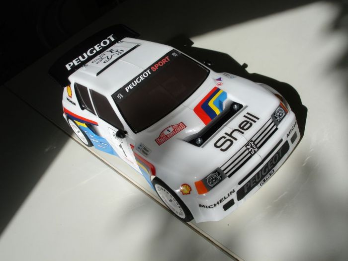 Delta Plastik 0400 - 205 Racing 1/10 Scale GT RC car body