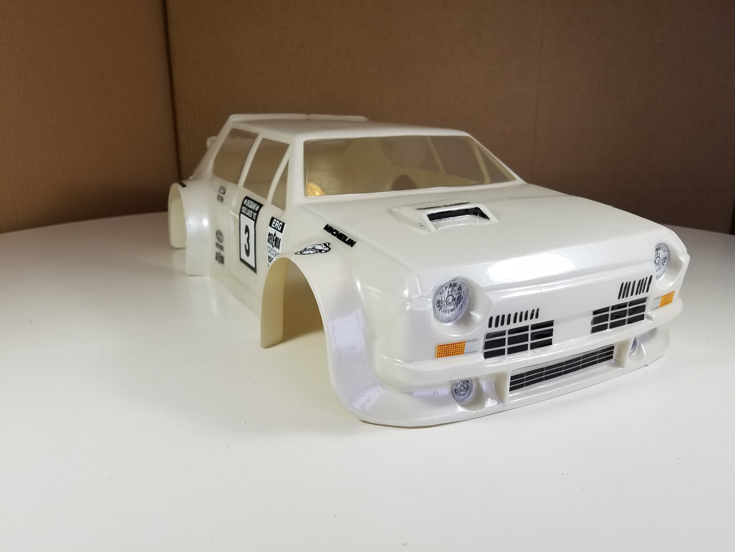F. R. TC 105 1/8 SCALE GT CLEAR RC CAR BODY - 0110