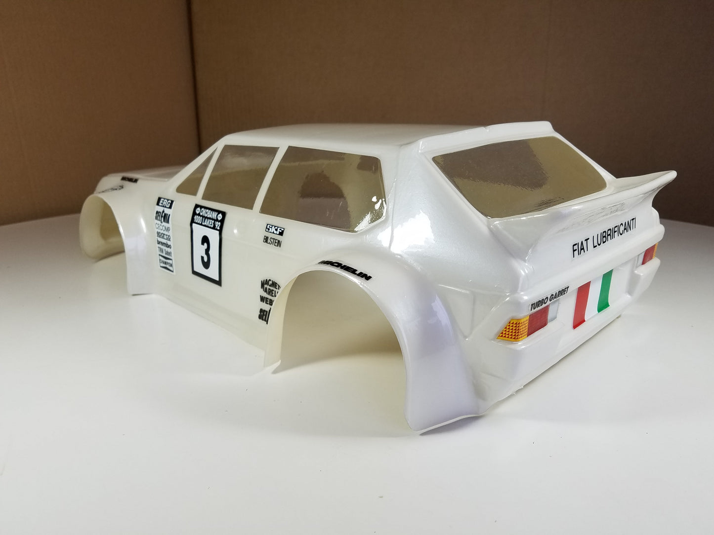 F. R. TC 105 1/8 SCALE GT CLEAR RC CAR BODY - 0110