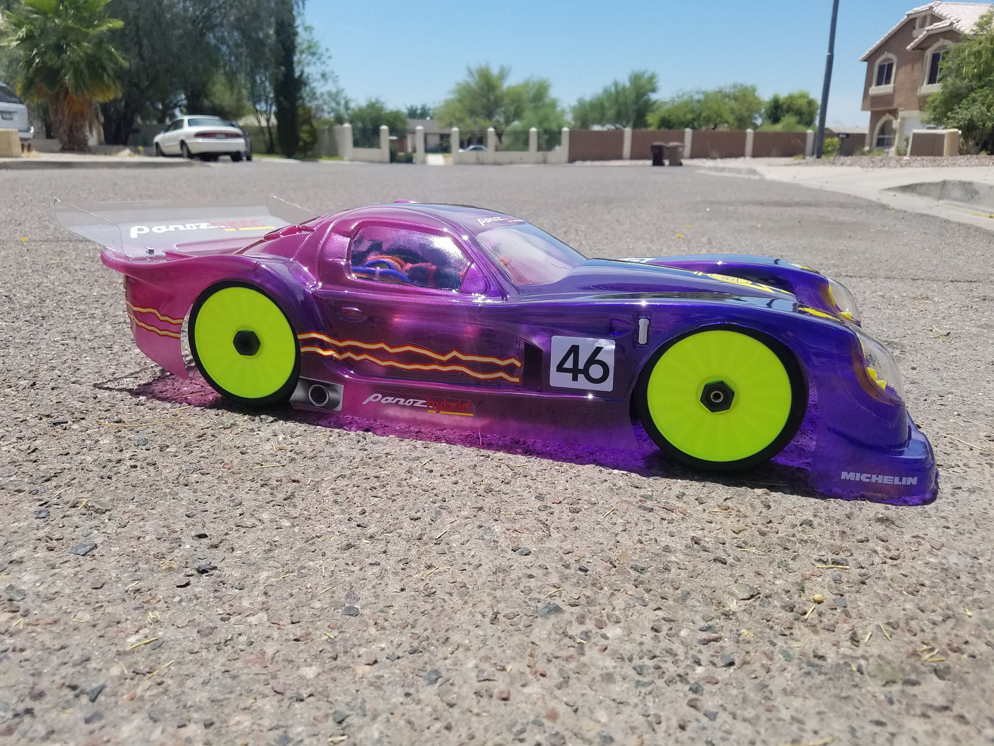 Delta Plastik 0174 Panoz GTR-1 Hybrid 1/8 Scale GT RC car body
