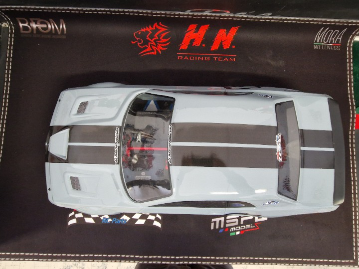 HELLFIRE 1/7 SCALE CLEAR RC CAR BODY - 8517