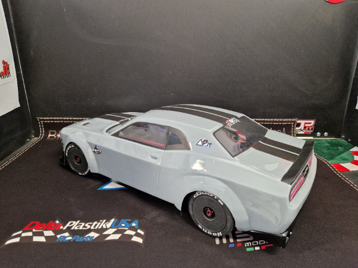 HELLFIRE 1/7 SCALE CLEAR RC CAR BODY - 8517