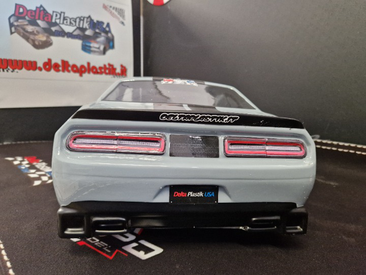 HELLFIRE 1/7 SCALE CLEAR RC CAR BODY - 8517