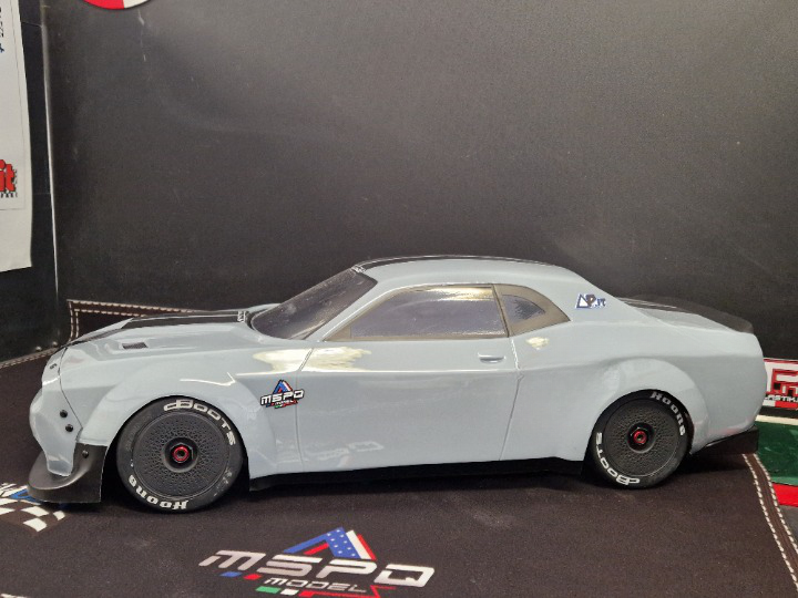 HELLFIRE 1/7 SCALE CLEAR RC CAR BODY - 8517