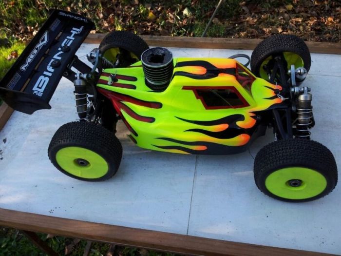 Delta Plastik OFF34 - EVO DP Buggy body 1/8 scale rc buggy body for MBX Xray Losi
