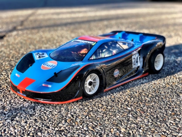 Delta Plastik 0094s - Mclaren GTR 1/8 Scale GP RC car body
