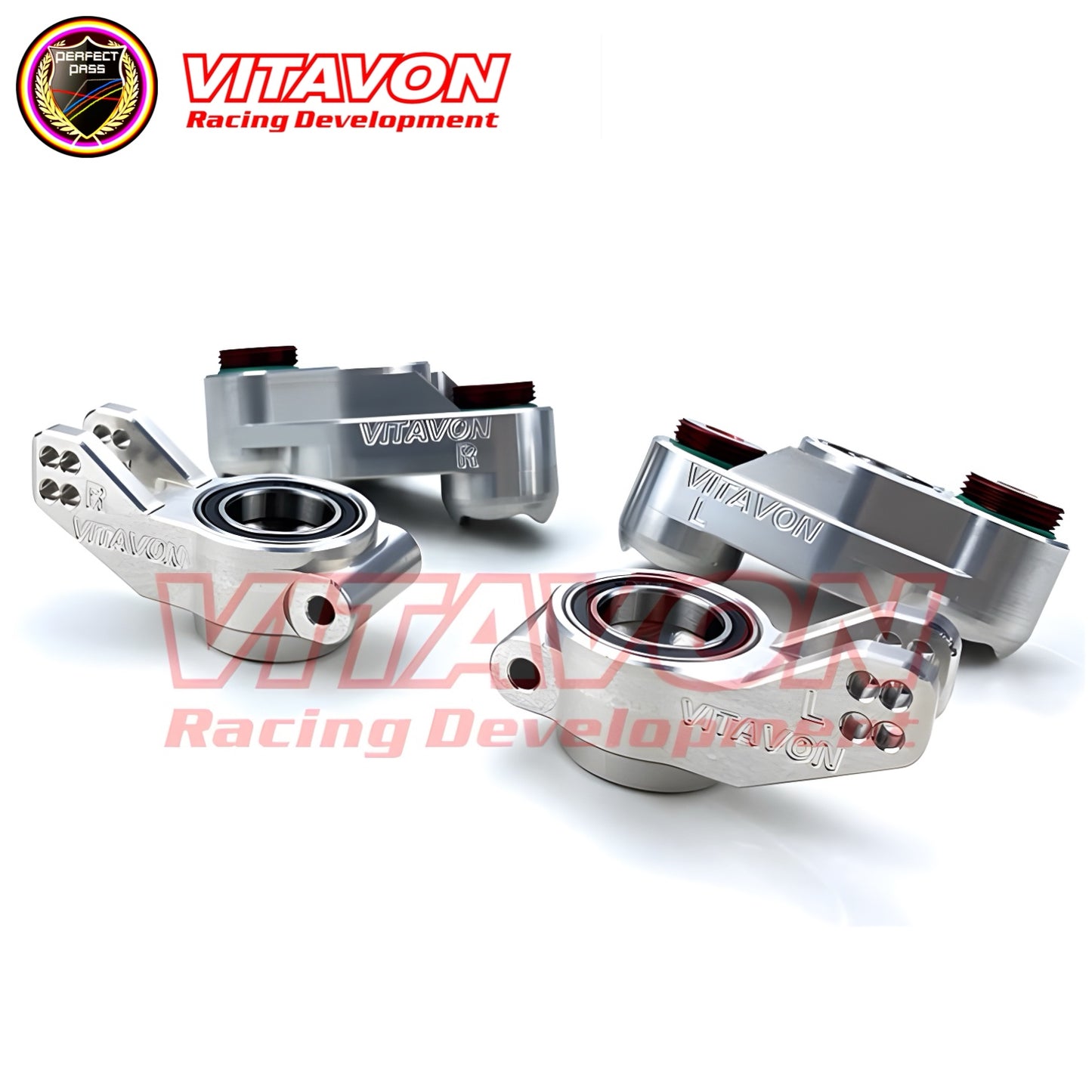 Vitavon Arrma 6S 7075 Aluminum Front & Rear Hubs For Infraction/Limitless/Felony/Fireteam/Mojave.