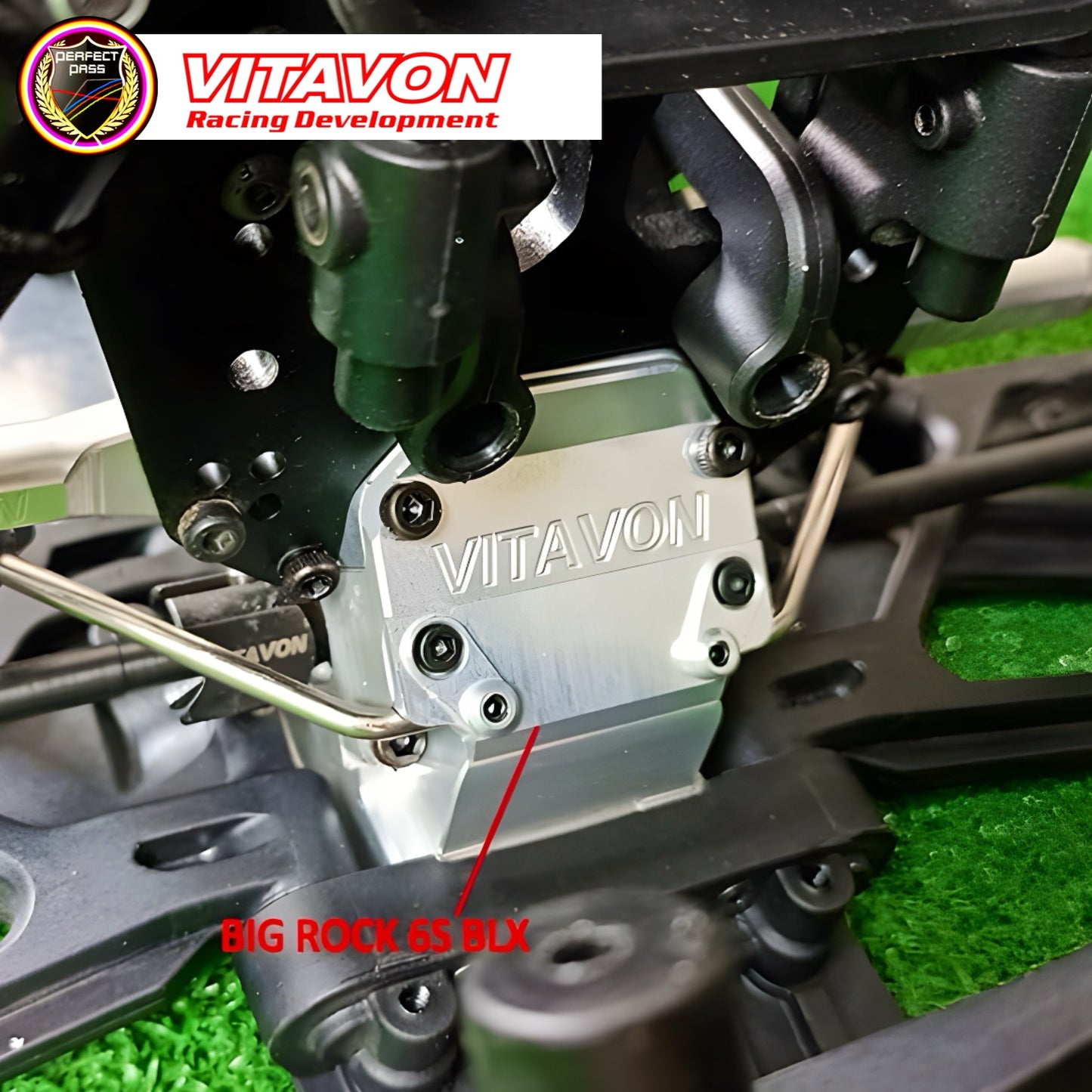 Vitavon CNC 7075 Aluminum Front Or Rear Bulkhead For Arrma 6S