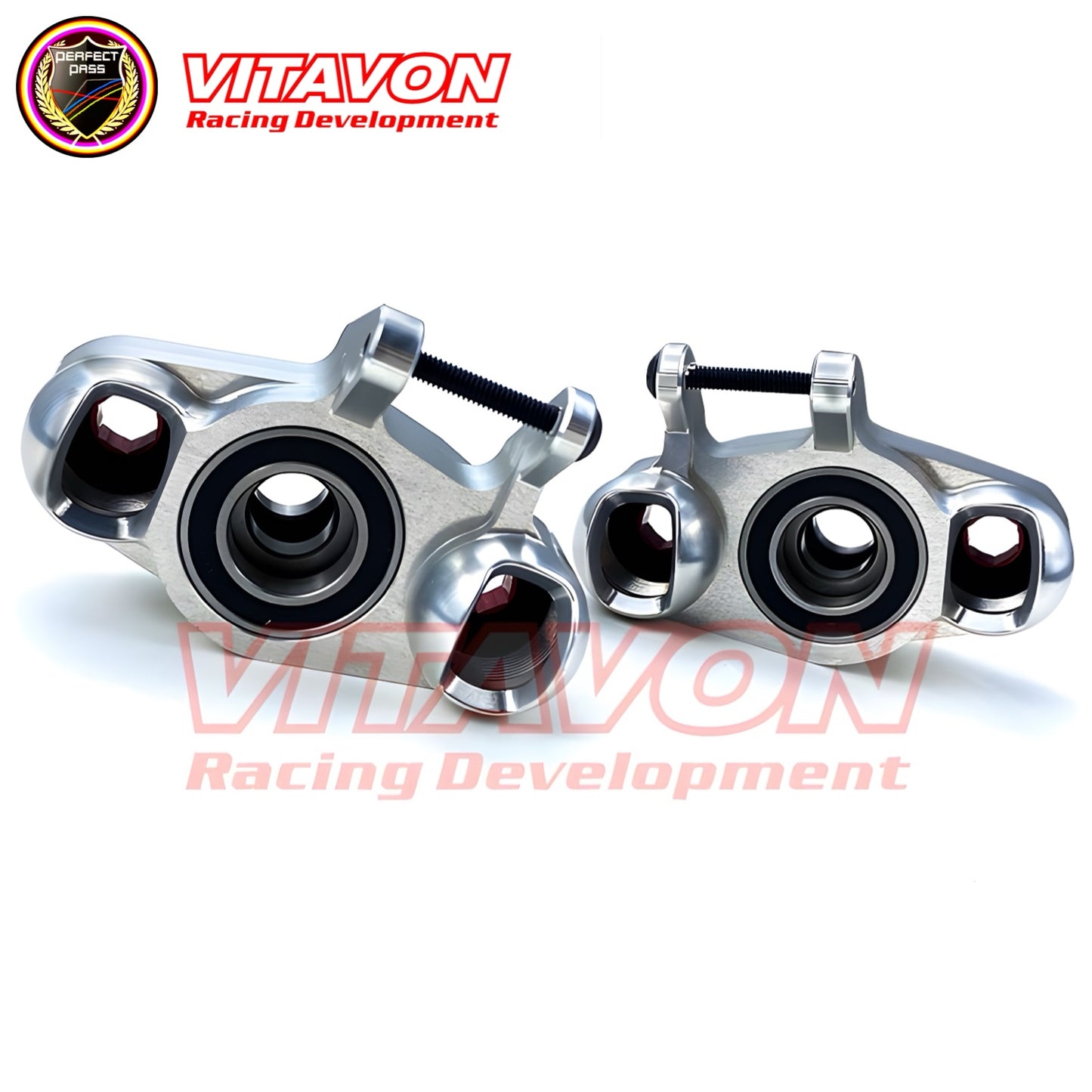 Vitavon Arrma Kraton 8S OutCast 8S CNC 7075 Aluminum Front Knuckles V2 For Arrma 1/5