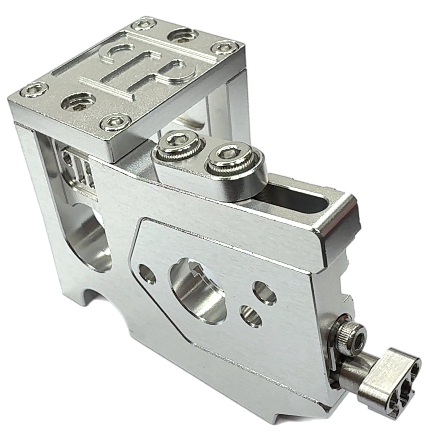7075 Aluminum Adjustable Motor Mount for ARRMA 6S / 1/7 Scale (Limitless, Infraction, Felony) – Chrome, Silver, Black