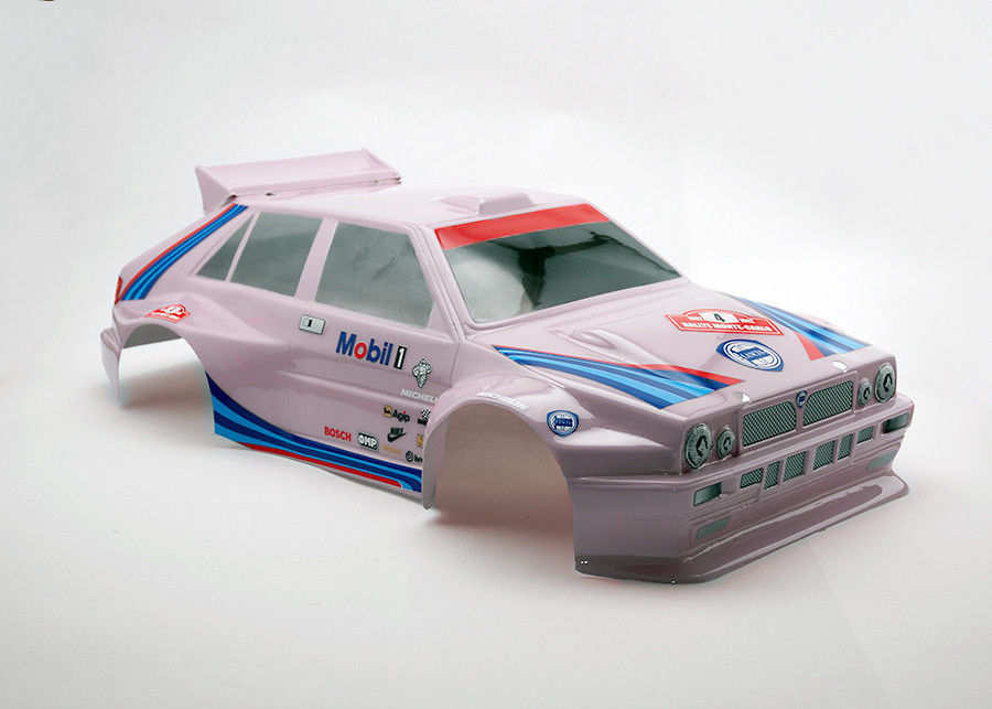 LANCIA DELTA INTEGRALE 1/8 SCALE GT CLEAR RC CAR BODY - 0109