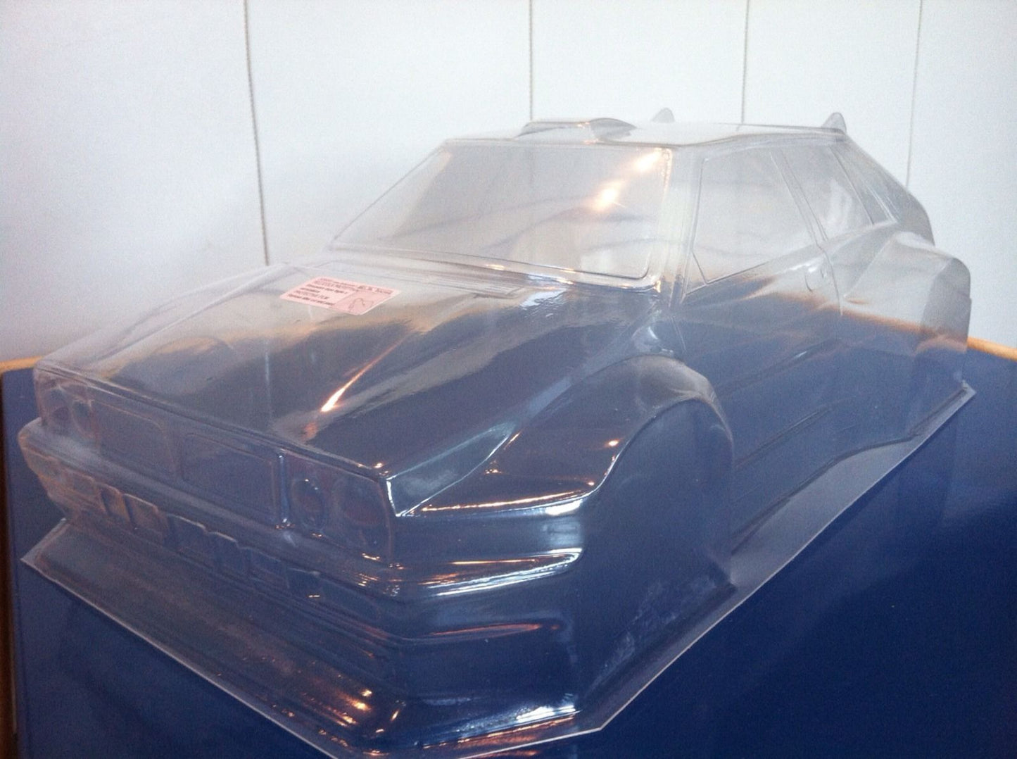 LANCIA DELTA INTEGRALE 1/8 SCALE GT CLEAR RC CAR BODY - 0109