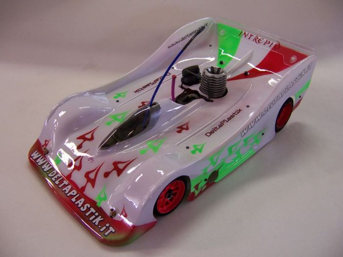 Delta Plastik 1083 Lola C Mono 1/8 Scale GP RC car body