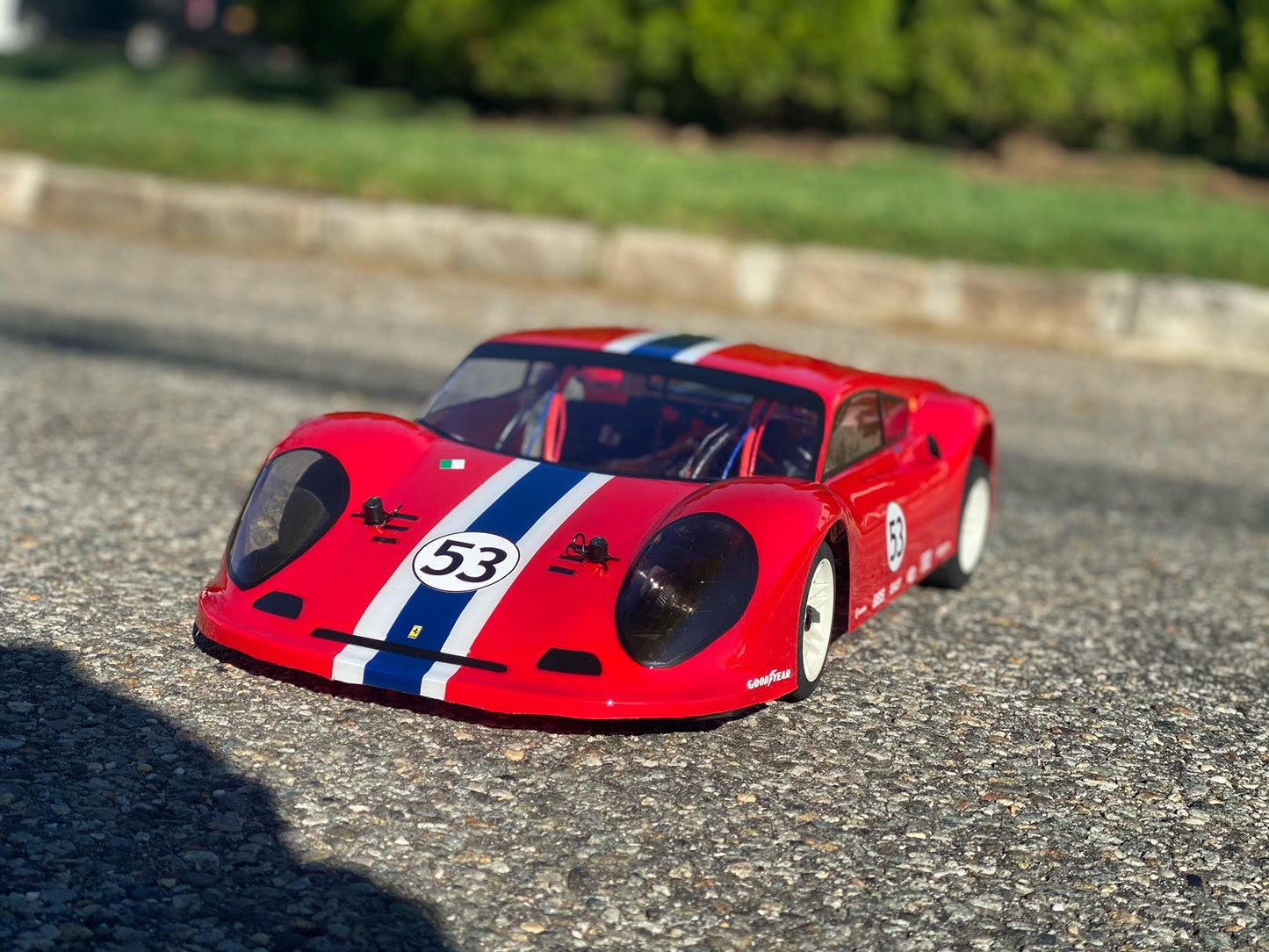 Delta Plastik S0704/1.5 - FERRARI DINO 1/8 Scale GP RC car body
