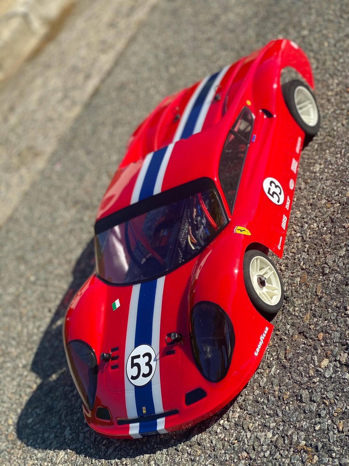 Delta Plastik S0704/1.5 - FERRARI DINO 1/8 Scale GP RC car body