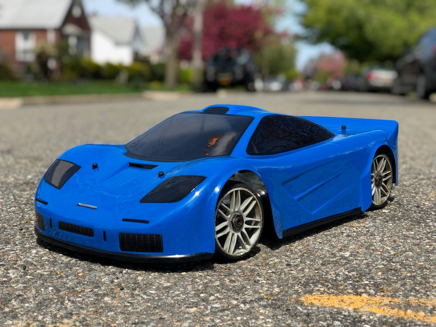 Delta Plastik 7500 - McLaren GTR 1 1/8 Scale GT2 360mm RC car body