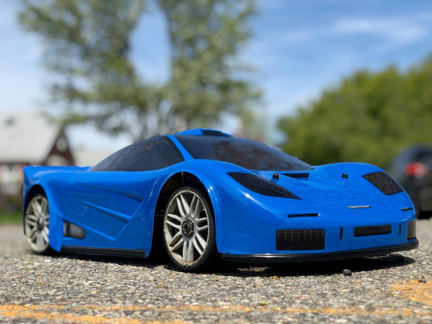 Delta Plastik 7500 - McLaren GTR 1 1/8 Scale GT2 360mm RC car body