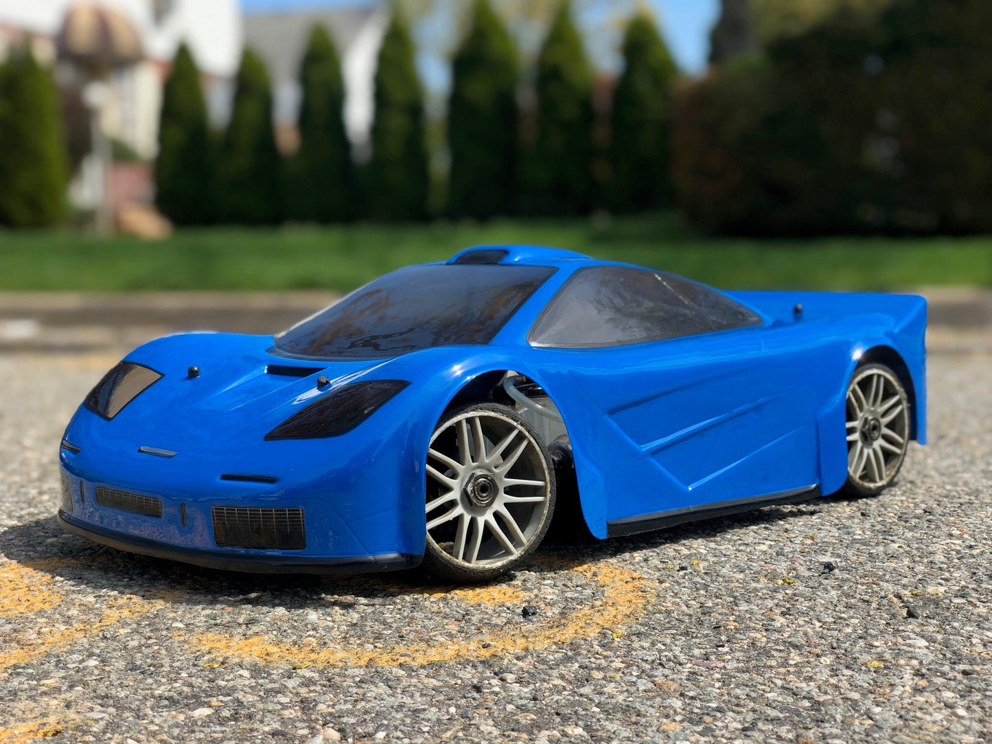 Delta Plastik 7500 - McLaren GTR 1 1/8 Scale GT2 360mm RC car body