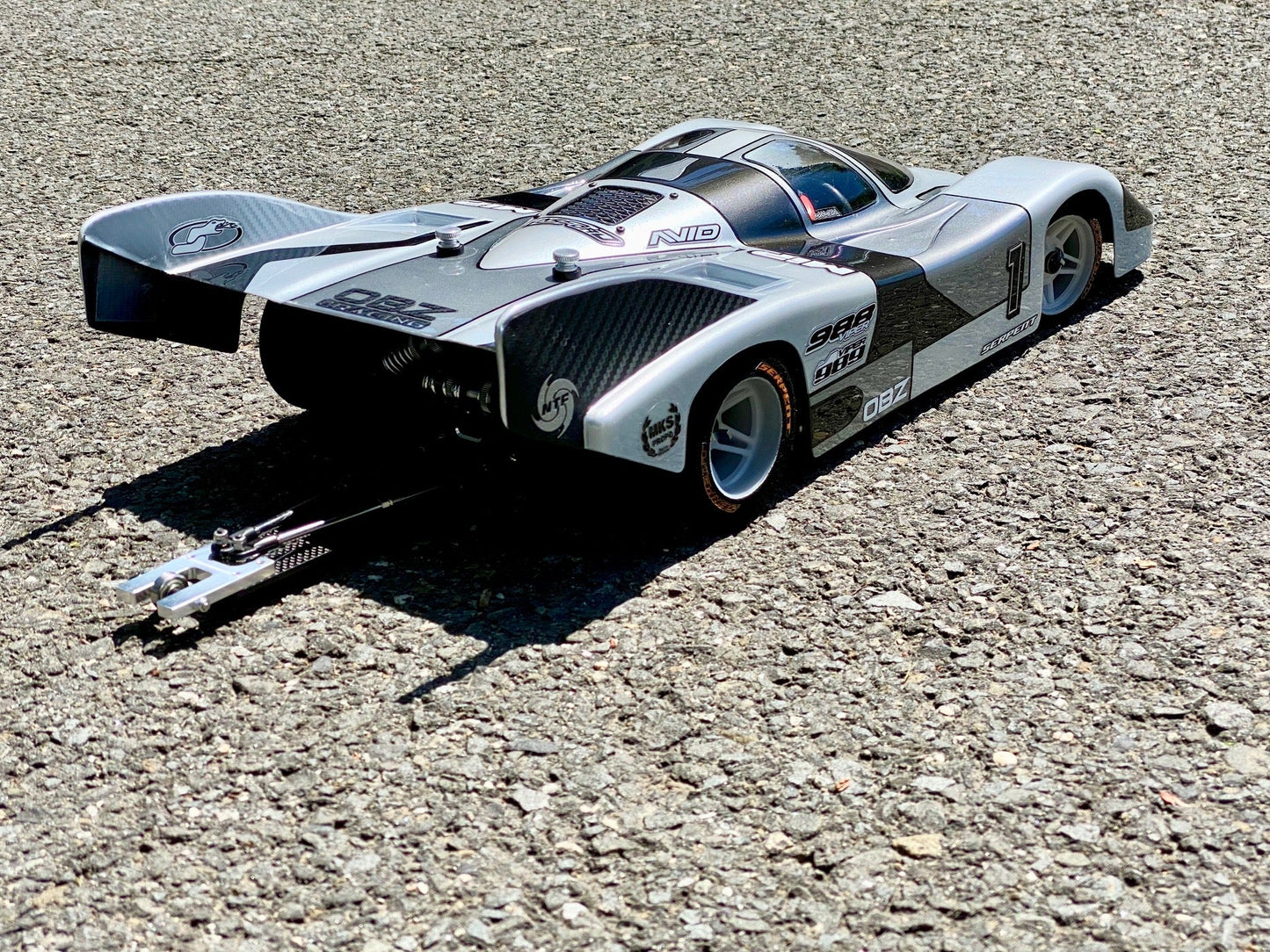 Delta Plastik S0706/2 - PORSCHE 956 - TIPO 2 Speed Run 1/8 Scale GP Clear RC car body