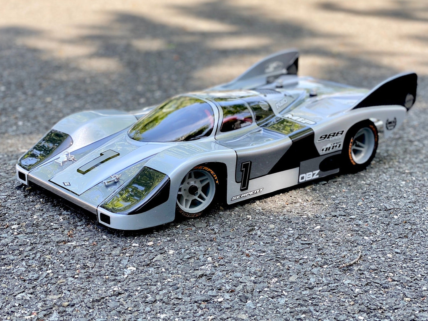 Delta Plastik S0706/2 - PORSCHE 956 - TIPO 2 Speed Run 1/8 Scale GP Clear RC car body