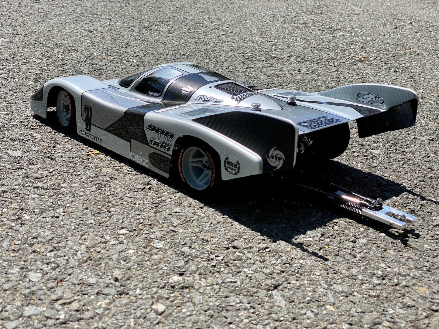 Delta Plastik S0706/2 - PORSCHE 956 - TIPO 2 Speed Run 1/8 Scale GP Clear RC car body