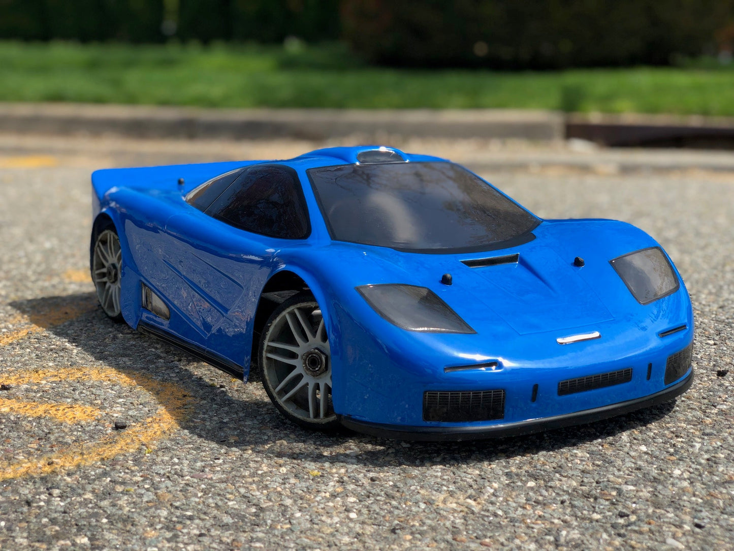 Delta Plastik 7500 - McLaren GTR 1 1/8 Scale GT2 360mm RC car body