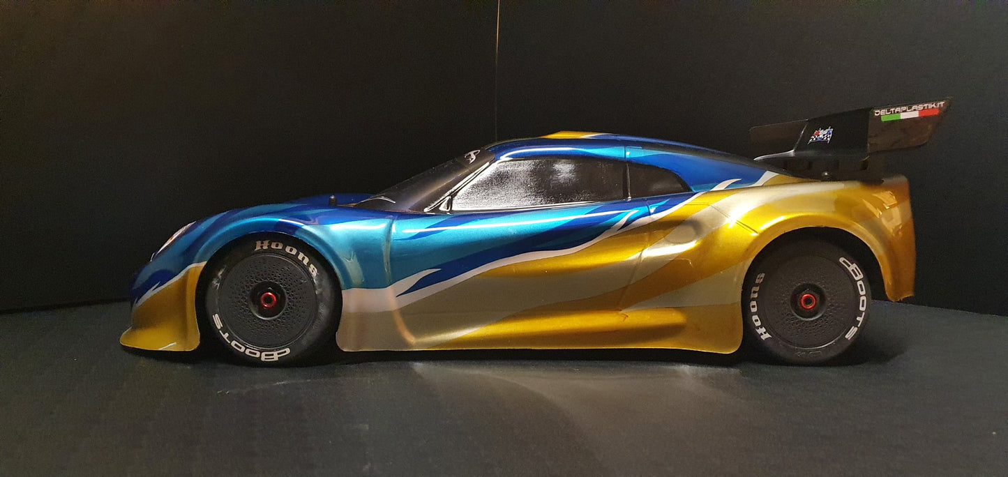 LOTUS ELISE 1/7 SCALE CLEAR RC CAR BODY - 8509