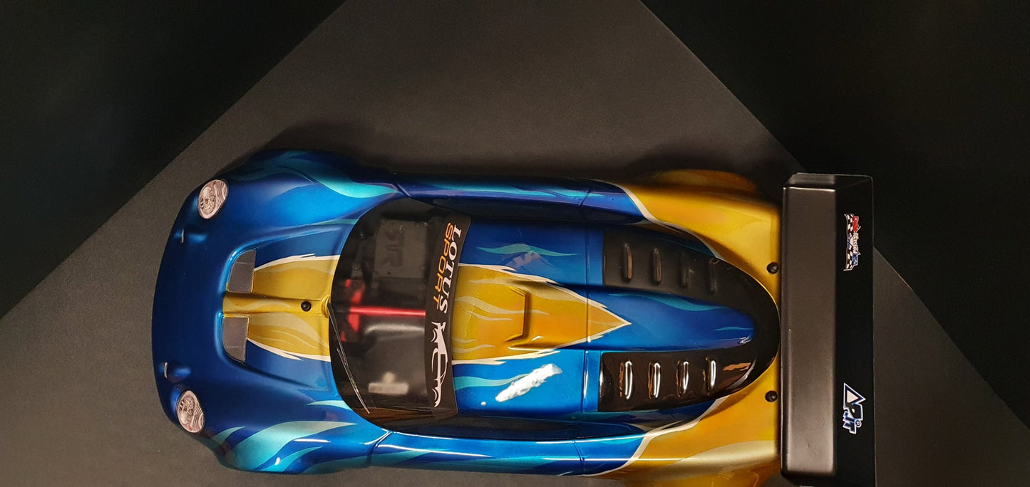 LOTUS ELISE 1/7 SCALE CLEAR RC CAR BODY - 8509