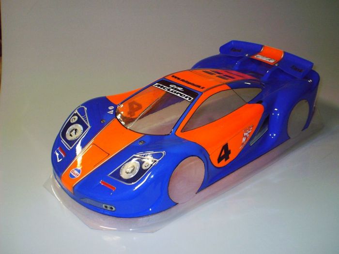 Delta Plastik 0094s - Mclaren GTR 1/8 Scale GP RC car body
