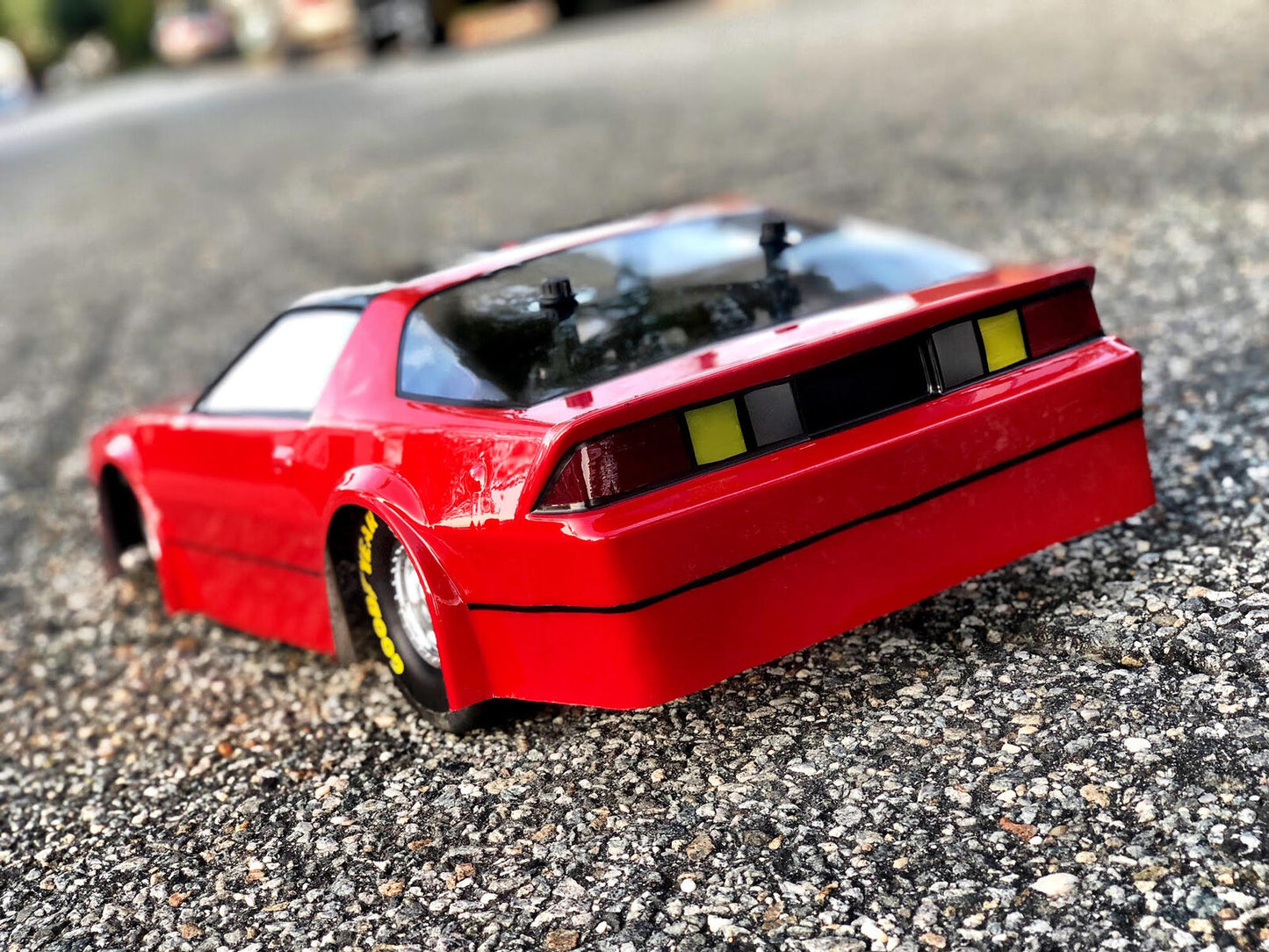 ZGT28 1/8 SCALE GT CLEAR RC CAR BODY - 0179