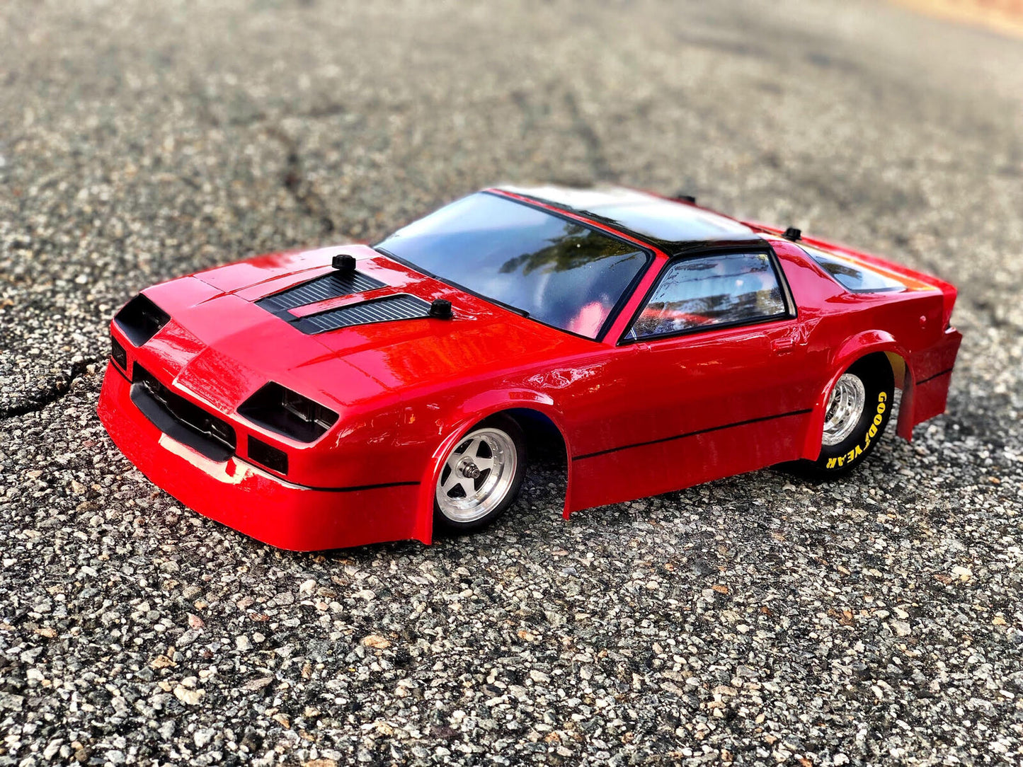 ZGT28 1/8 SCALE GT CLEAR RC CAR BODY - 0179