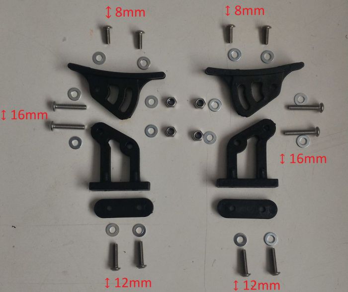 Delta Plastik Adjustable Wing Mount with wing