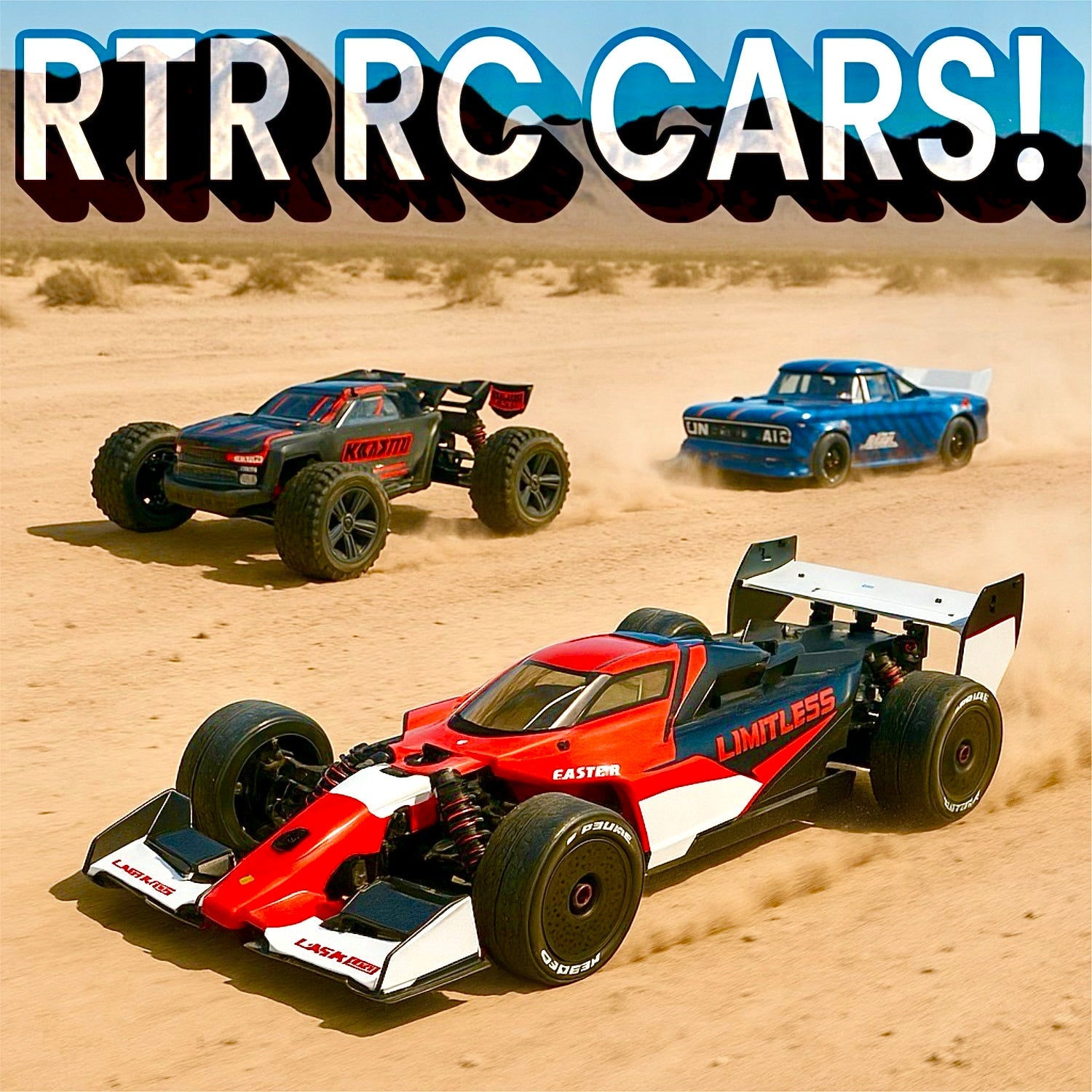 Arrma RC Cars – Limitless, Infraction & Kraton | Free Shipping