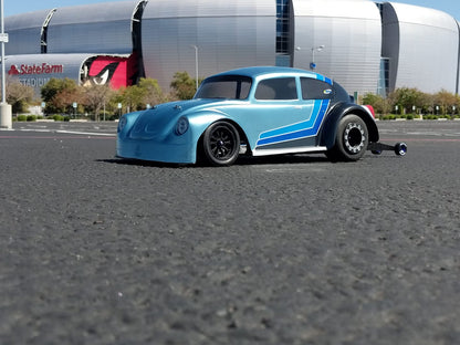 VW 1/8 SCALE GT CLEAR RC CAR BODY - 0152