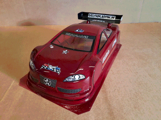 1/12 SCALE GT12 CLEAR RC CAR BODY - 0719