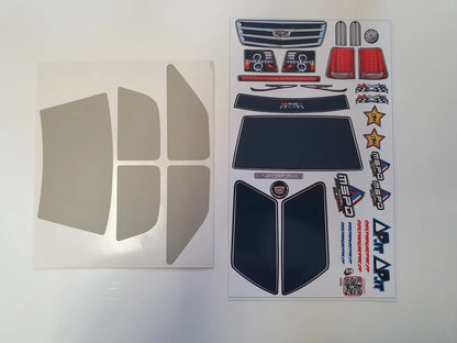Mon1 Delta Plastik  SUV RC monster truck body