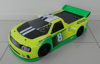 1/8 SCALE THUNDER TRUCK GT CLEAR RC CAR BODY - NAS325