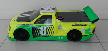 1/8 SCALE THUNDER TRUCK GT CLEAR RC CAR BODY - NAS325