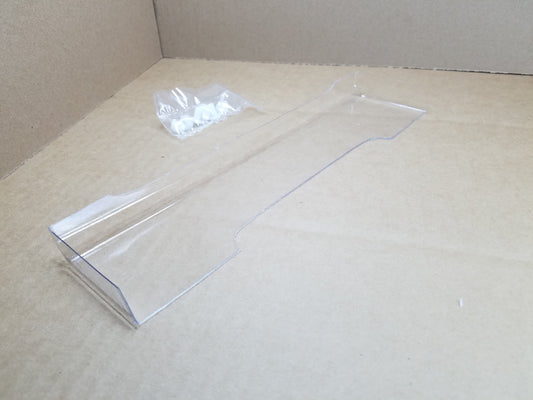 Delta Plastik Wing6 - Clear 1/8 GT wing with nylon nuts