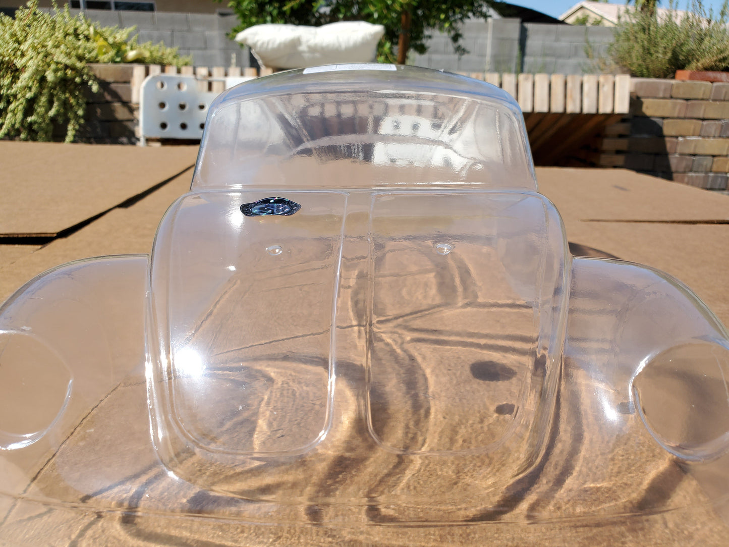 VW 1/8 SCALE GT CLEAR RC CAR BODY - 0152