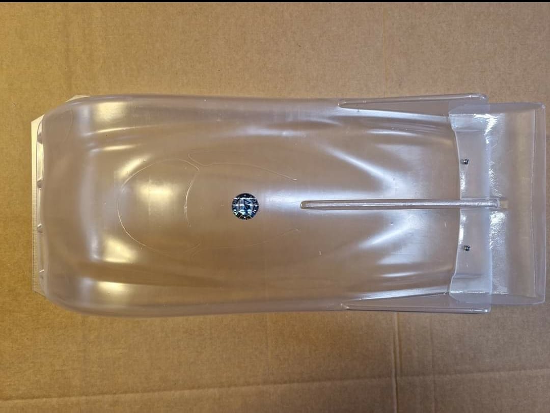 B4 Delta Plastik USA  Phantom X-1 V2 Speed run body for 1/10 scale