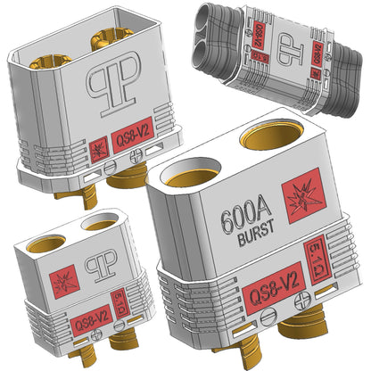 Perfect Pass QS8-V2 Anti - Spark Connector Set 4pc (5-Pack)