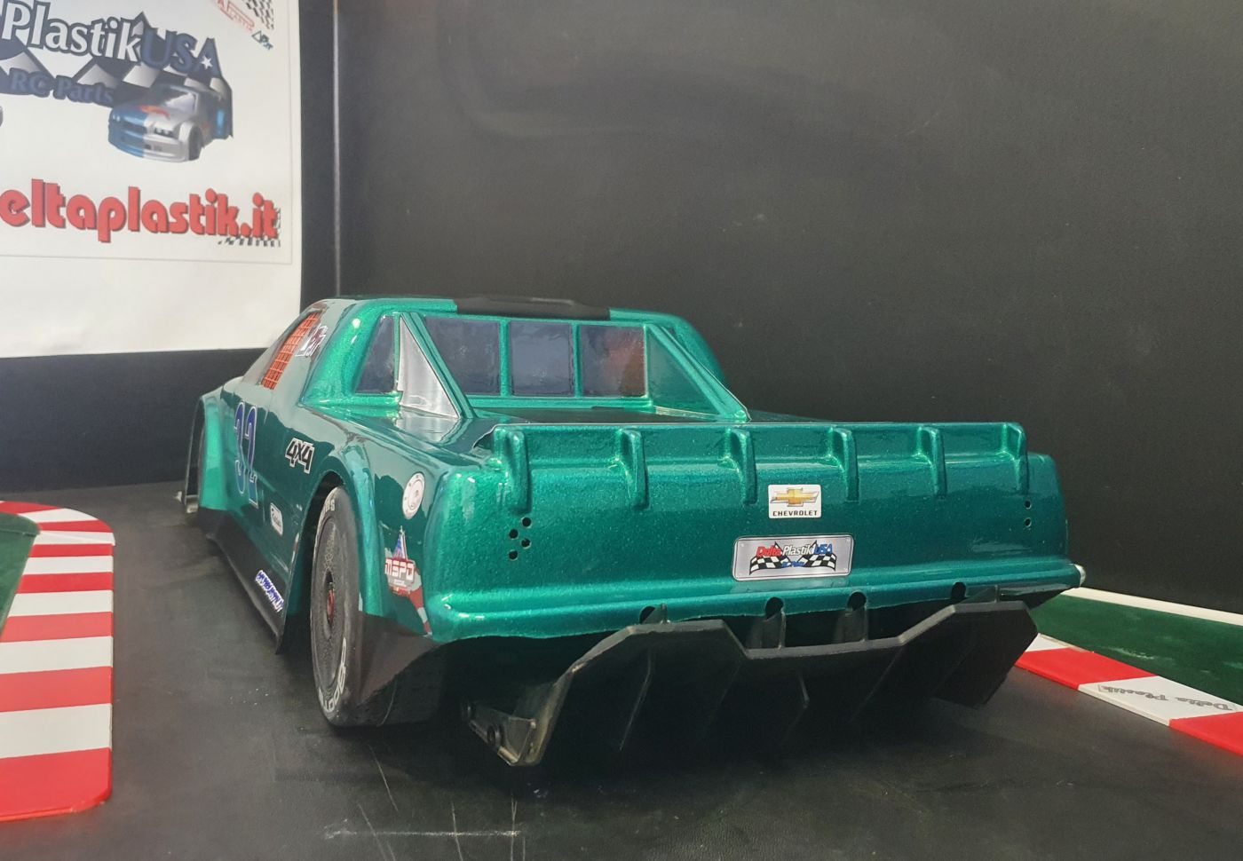 THUNDER TRUCK #2 1/7 SCALE GT CLEAR RC CAR BODY - 8514