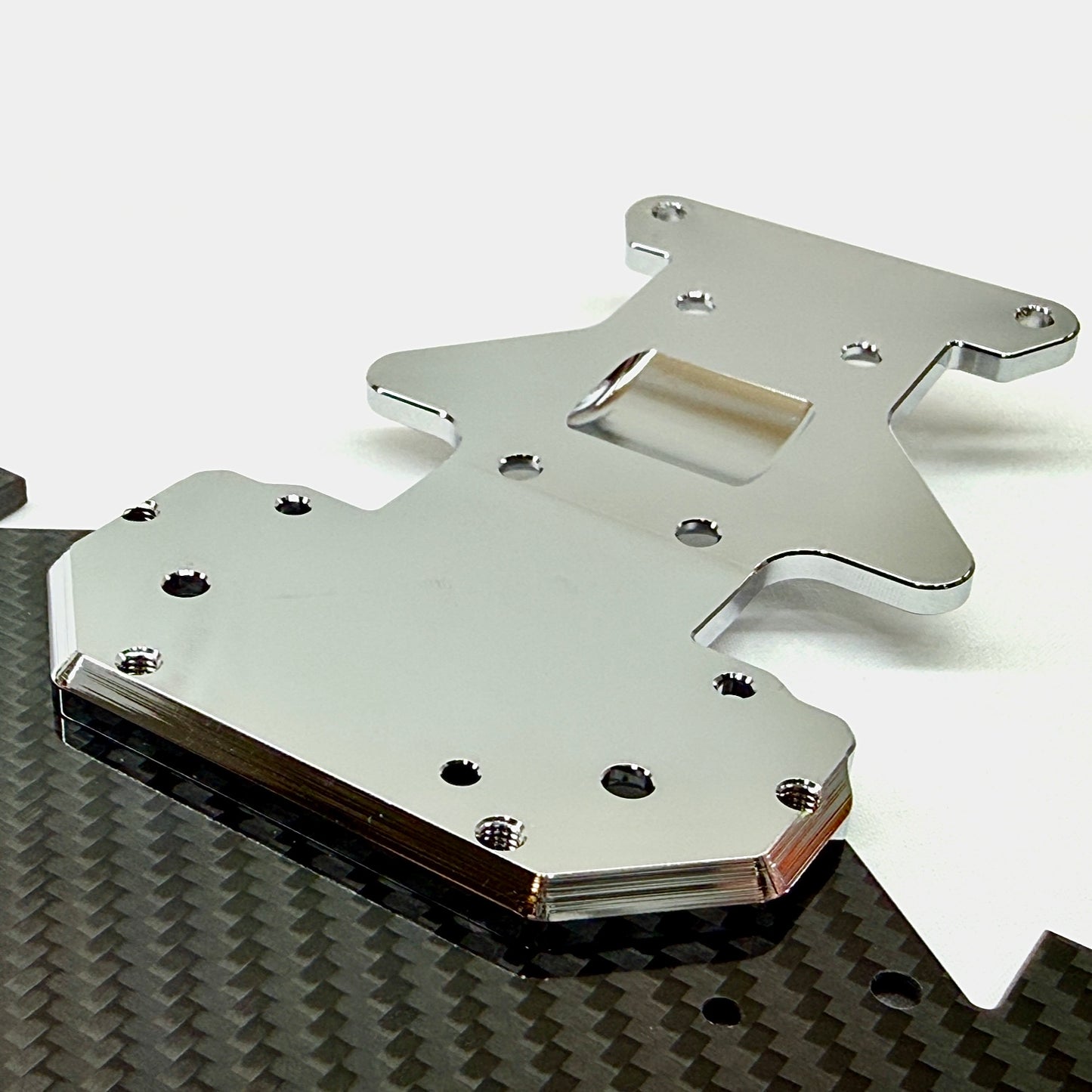 7075 Aluminum Reinforced Carbon Fiber GT Chassis For 1/7 Arrma