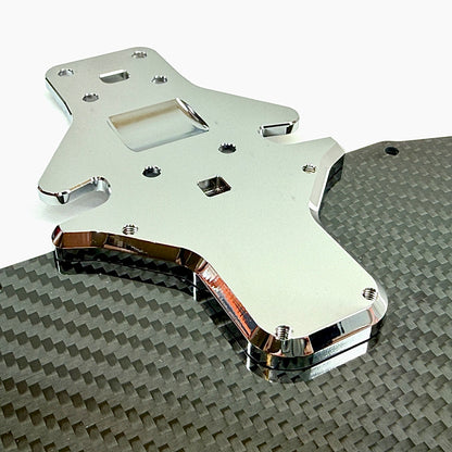 7075 Aluminum Reinforced Carbon Fiber GT Chassis For 1/7 Arrma