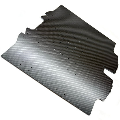 7075 Aluminum Reinforced Carbon Fiber GT Chassis For 1/7 Arrma