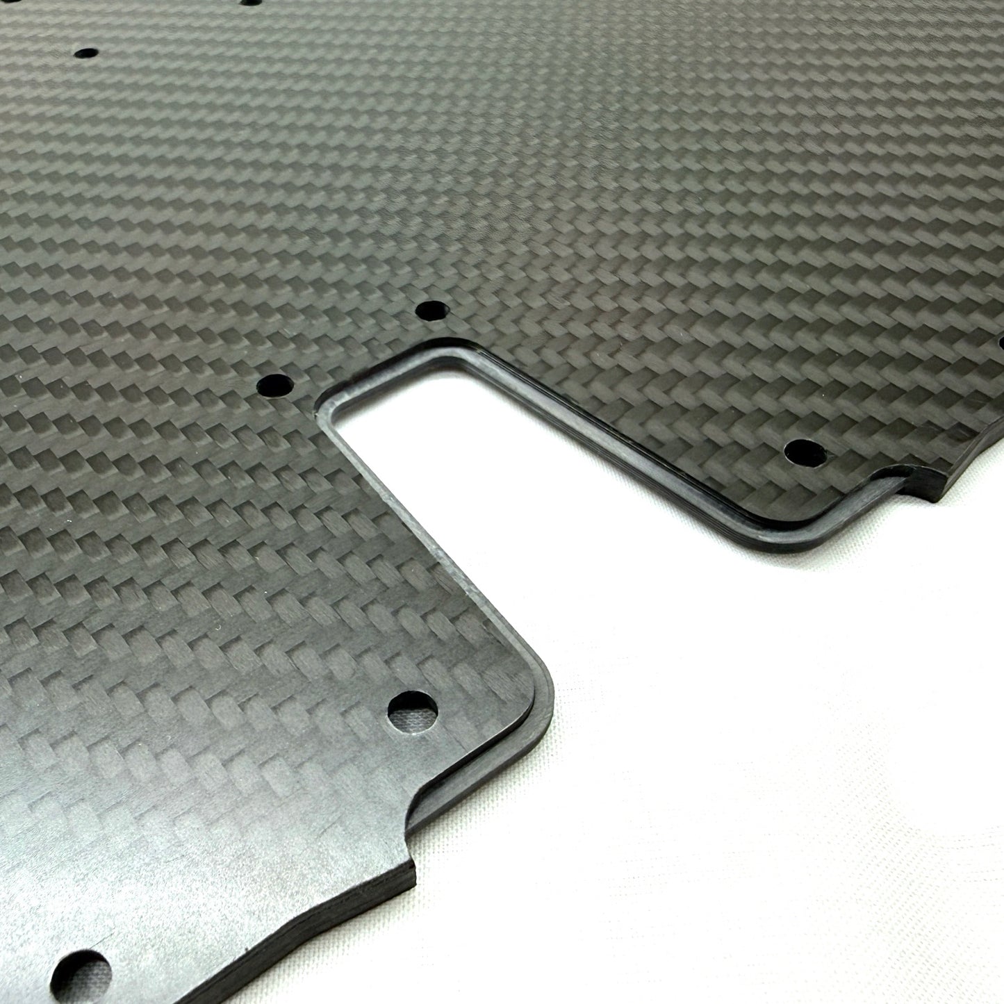 7075 Aluminum Reinforced Carbon Fiber GT Chassis For 1/7 Arrma