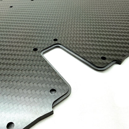 7075 Aluminum Reinforced Carbon Fiber GT Chassis For 1/7 Arrma