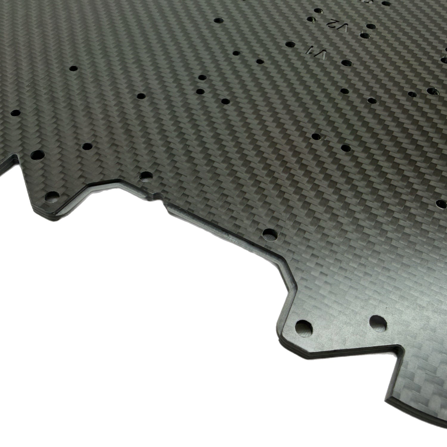 7075 Aluminum Reinforced Carbon Fiber GT Chassis For 1/7 Arrma