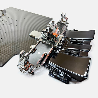 7075 Aluminum Reinforced Carbon Fiber GT Chassis For 1/7 Arrma